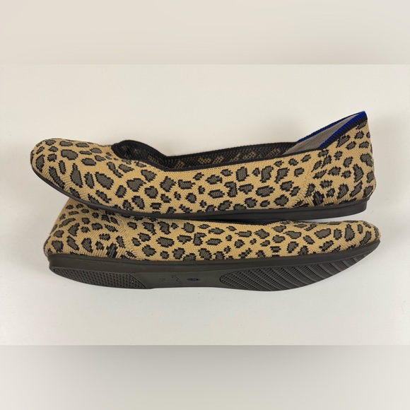 Rothy’s “The Flat” Rounded Toe in Cheetah - Picture 2 of 5